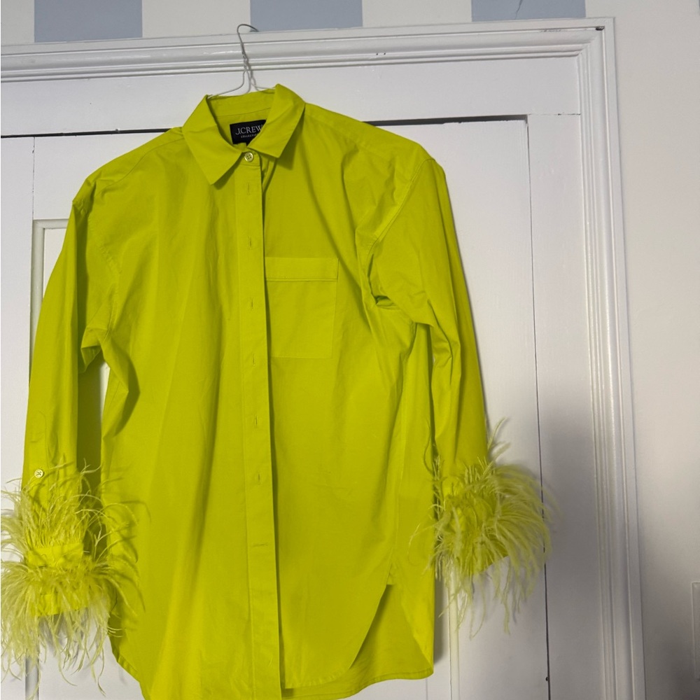 J. Crew Neon Yellow Shirt